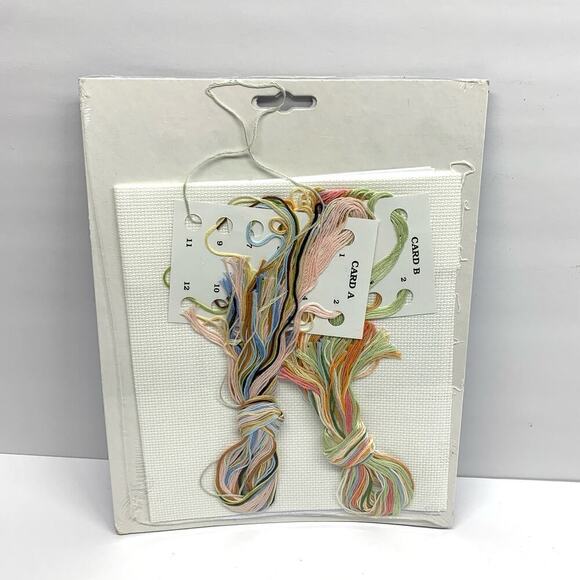 NOS 2010 Janlynn Welcome Baby Girl Kitty Sealed Cross Stitch Kit - 6.5” x10” - Picture 2 of 7